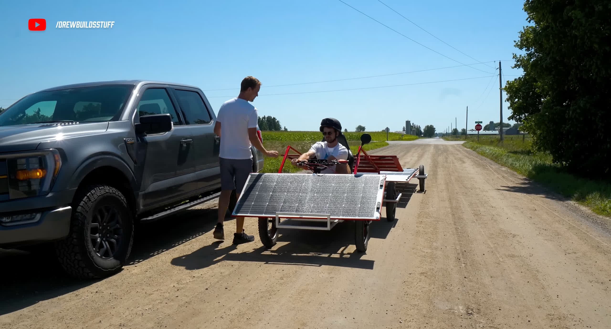 YouTube channel builds solar EV with infinite range – well, almost